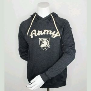 Army football grey hooded sweatshirt